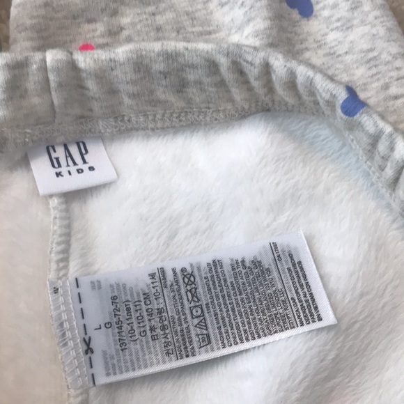 COPY - NWT! The cutest Gap kids cozy lined heart leggings 💜💗💚🧡 - Picture 3 of 3